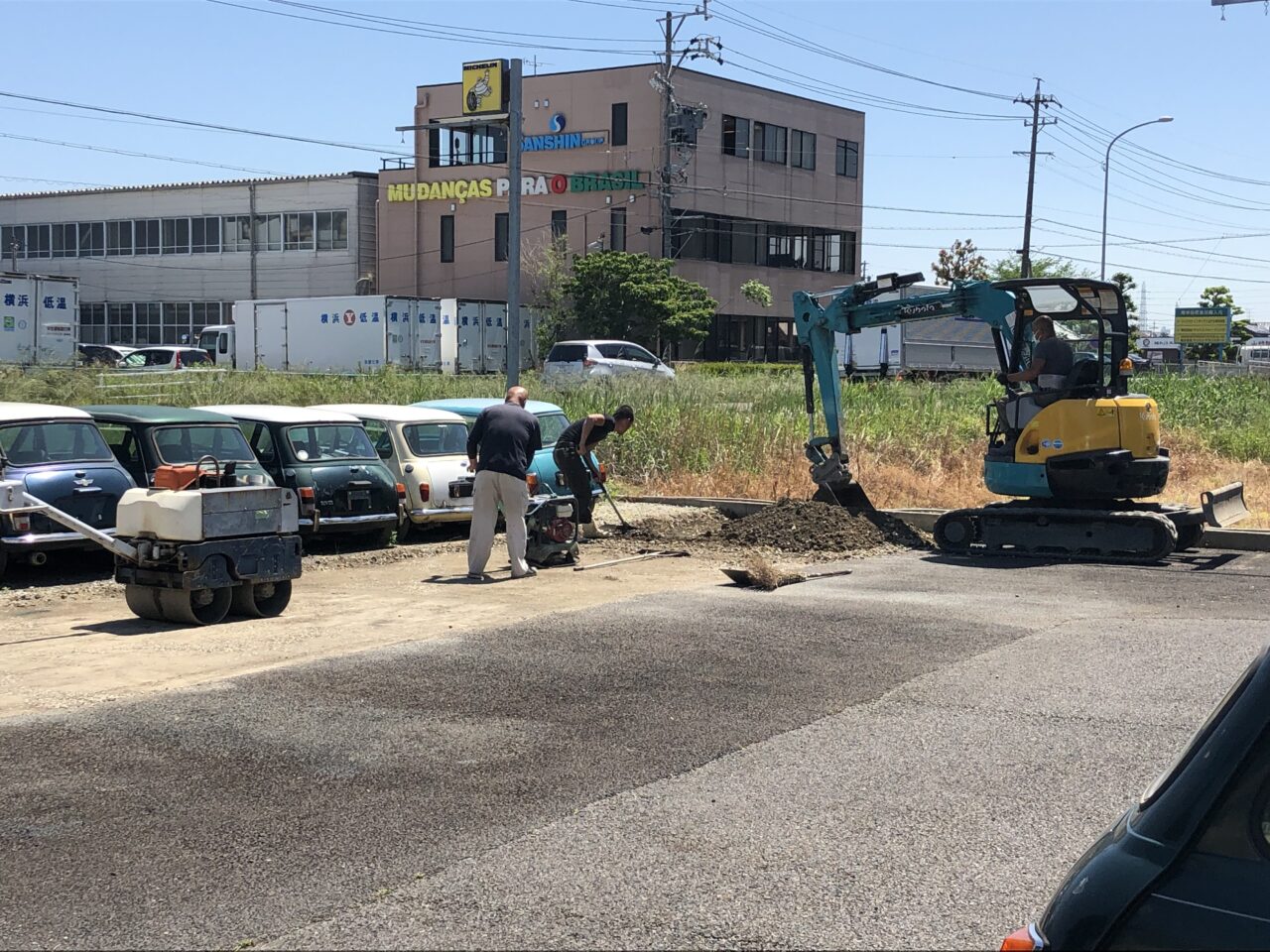 フリマの日の駐車場♪